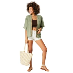 Kimono Estivo Corto Verde