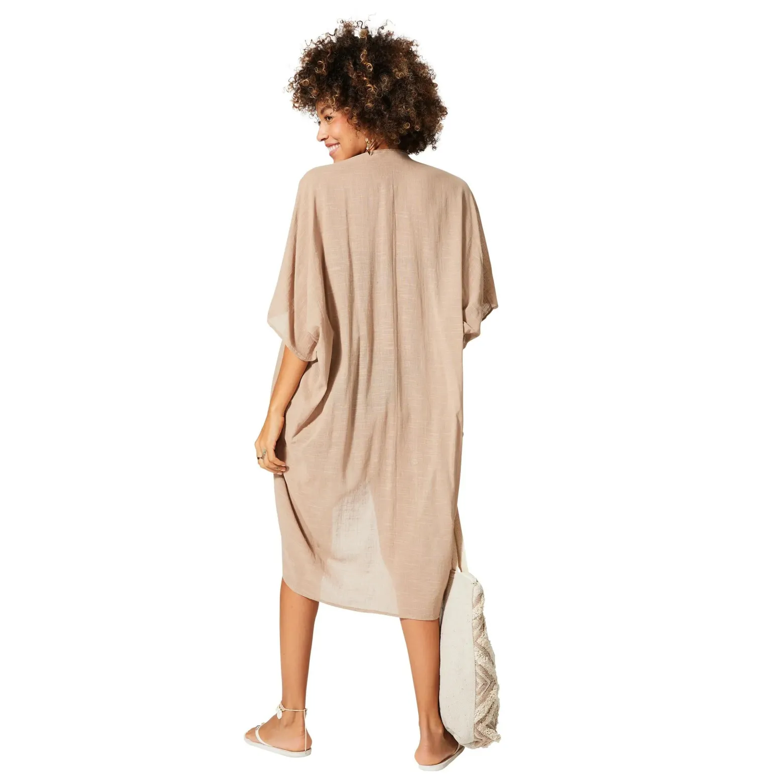 Kimono Estivo Lungo Ecru'