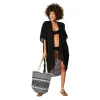 Kimono Estivo Lungo Nero