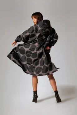 Mantella Antipioggia Rainkiss Poncho Black Polka