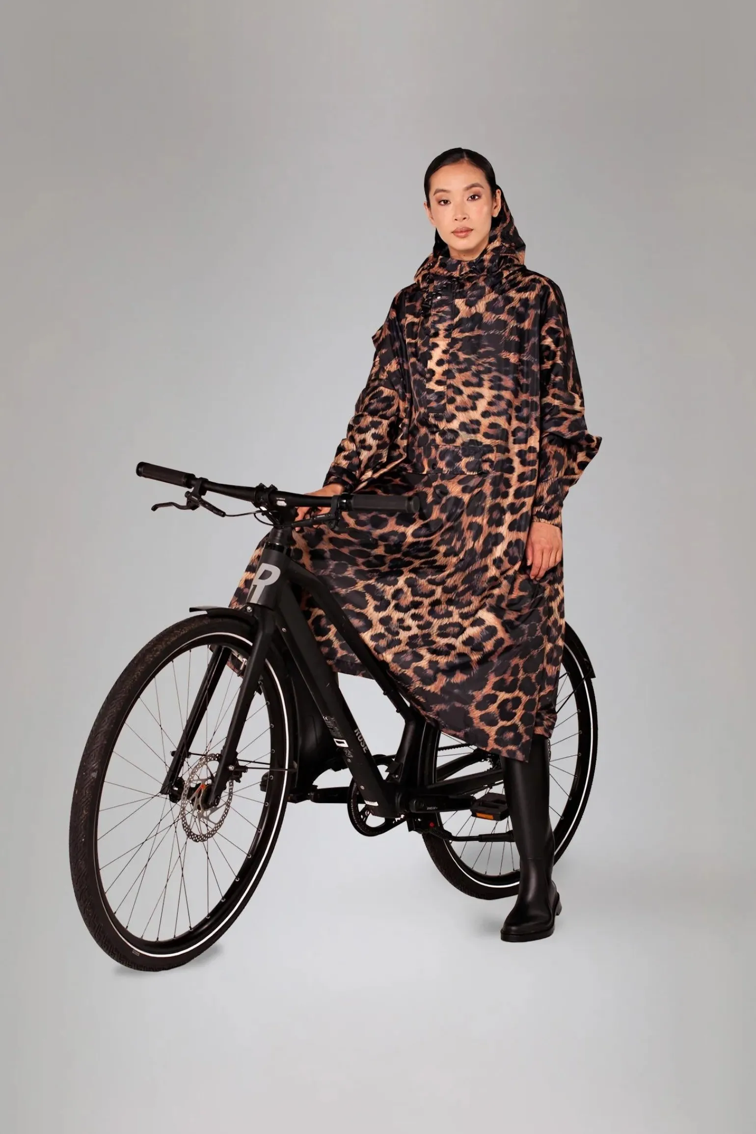 Mantella Antipioggia Rainkiss Poncho Dark Leopard