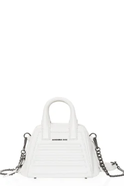 Mini Bag Donna Pelle Bianco