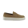 Mocassini Barca Uomo in Camoscio Beige