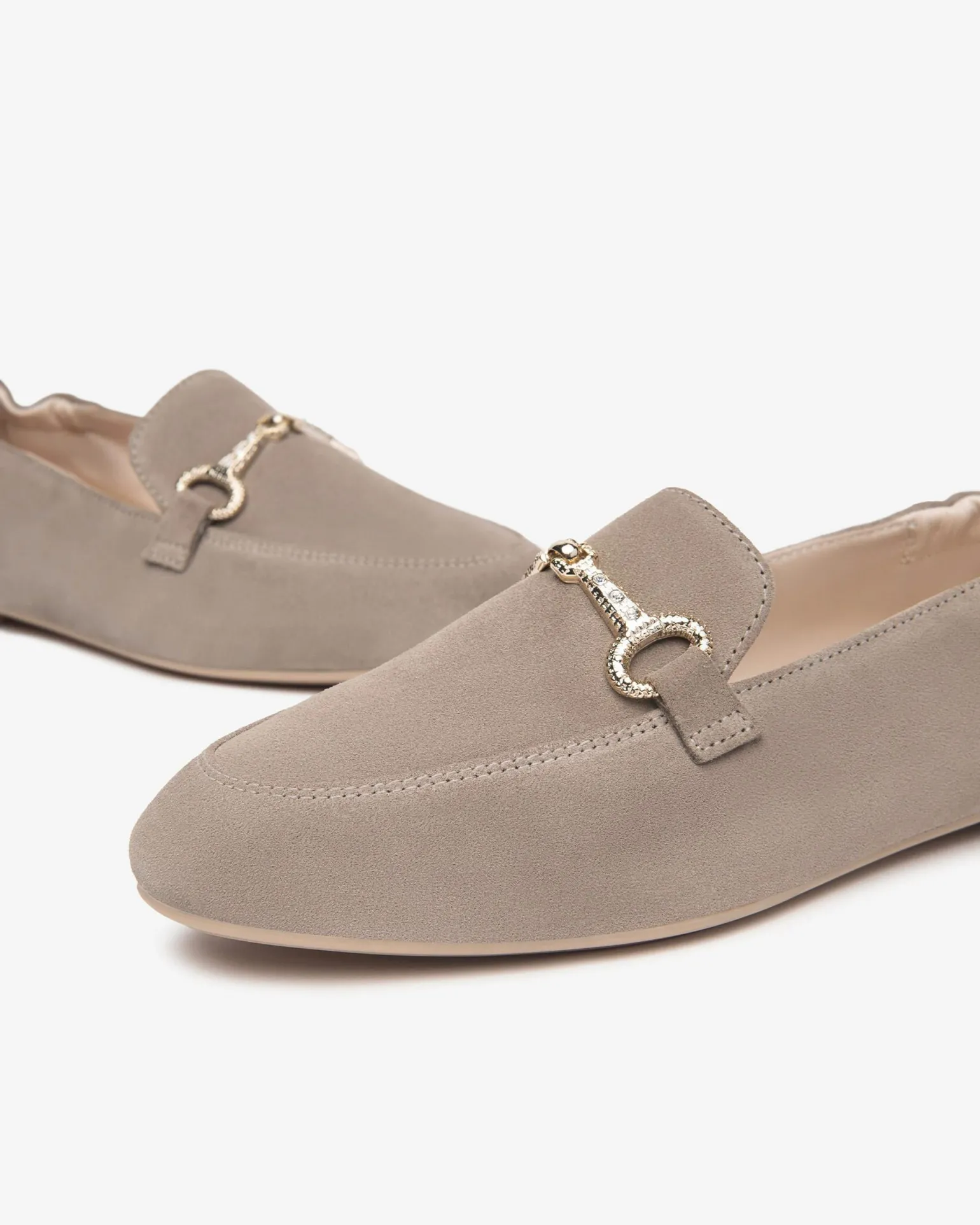 Mocassini Bassi Donna in Camoscio Creta