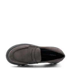 Mocassini Donna Camoscio Grigio