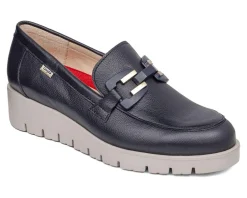 Mocassini Donna Pelle Blu