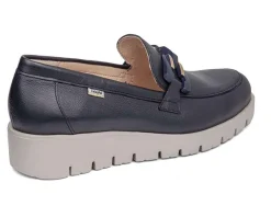 Mocassini Donna Pelle Blu