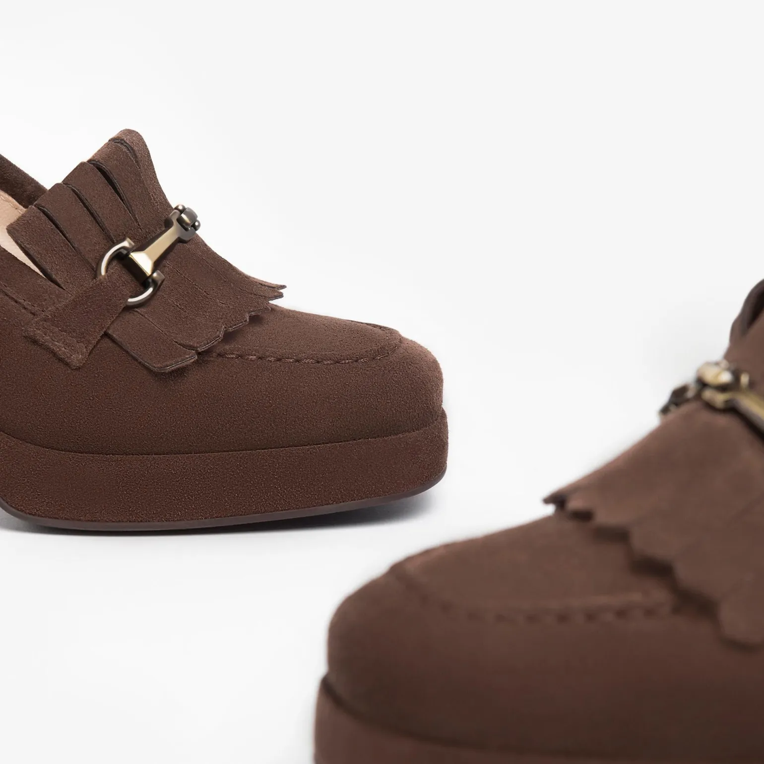 Mocassini Donna Tacco Plateau