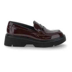 Mocassini Donna Vernice Bordeaux