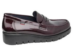 Mocassini Donna Vernice Bordeaux