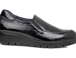 Mocassini Slipon Donna Zeppa Nero