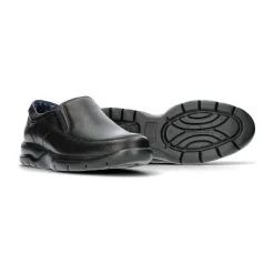 Mocassini Slipon Uomo In Pelle Nero Confort