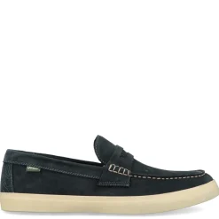 Mocassini Uomo Barca Camoscio Blu