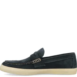 Mocassini Uomo Barca Camoscio Blu