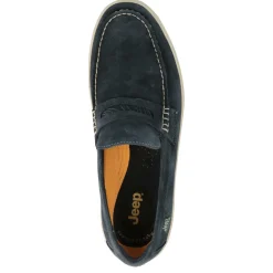 Mocassini Uomo Barca Camoscio Blu