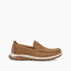 Mocassini Uomo Barca in Pelle Cuoio