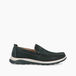 Mocassini Uomo Barca in Pelle Blu
