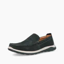 Mocassini Uomo Barca in Pelle Blu