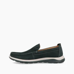 Mocassini Uomo Barca in Pelle Blu