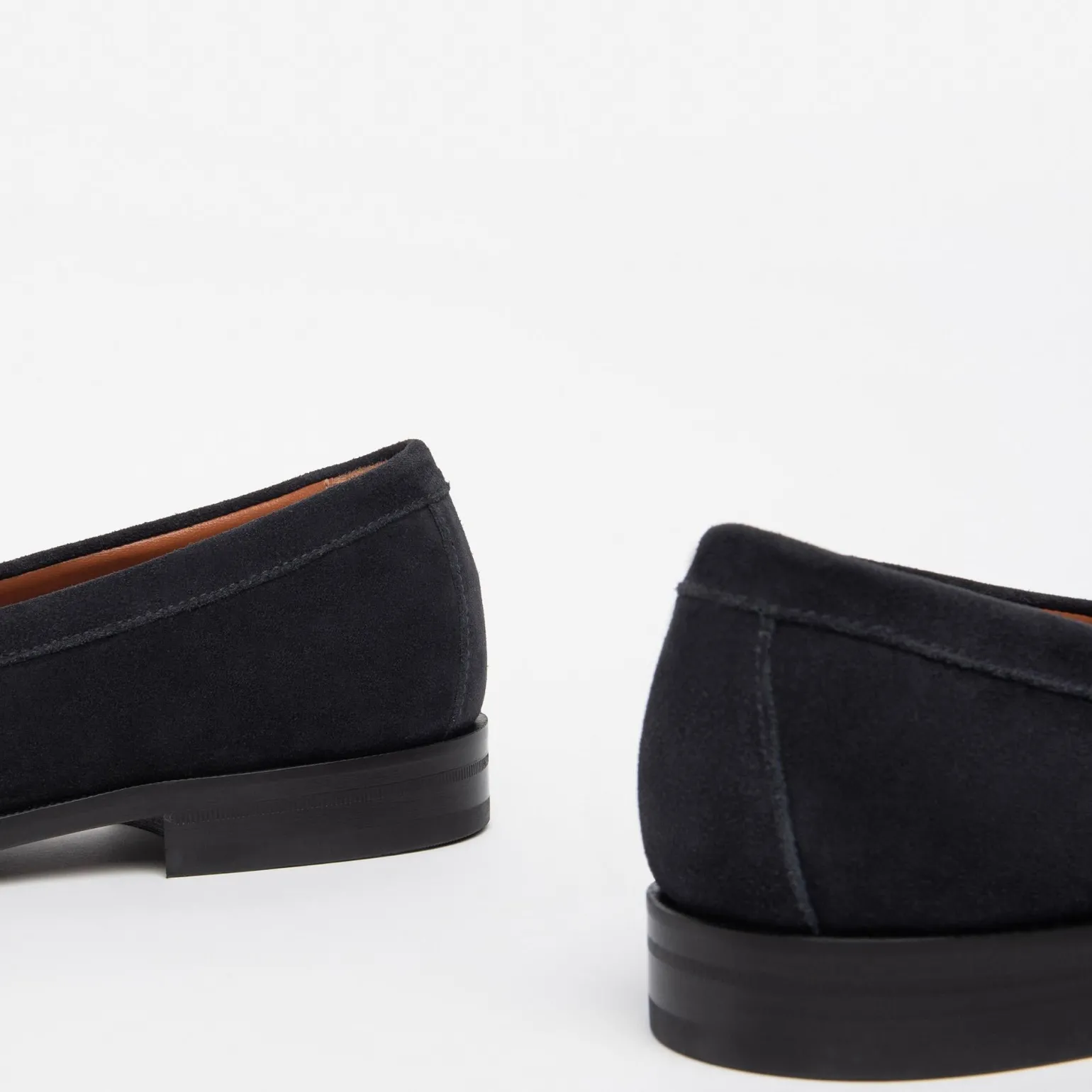 Mocassini Uomo Camoscio Blu
