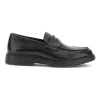 Mocassini Uomo College in Pelle Nero