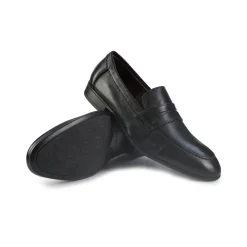 Mocassini Uomo College in Pelle Nero