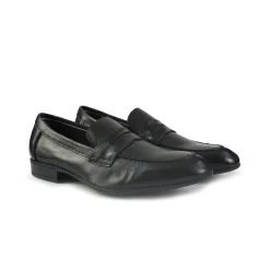 Mocassini Uomo College in Pelle Nero