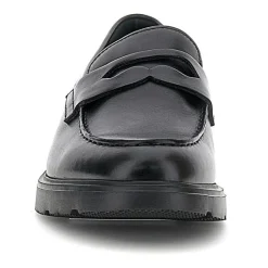 Mocassini Uomo College in Pelle Nero