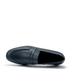 Mocassini Uomo Elegante in Pelle Blu