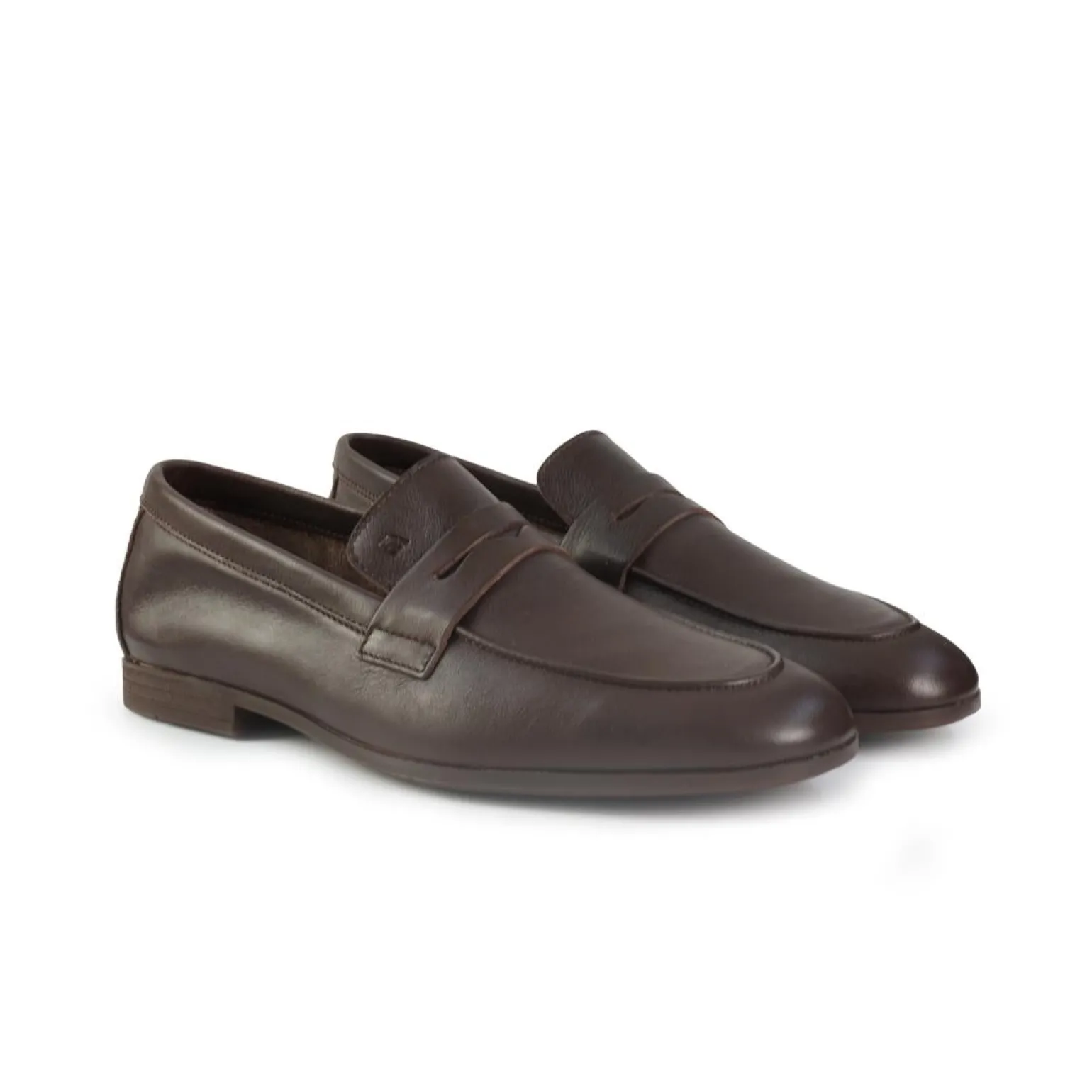 Mocassini Uomo Elegante in Pelle Marrone