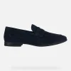 Mocassini Uomo in Camoscio Blu