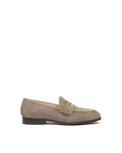 Mocassini Uomo in Camoscio Talpa