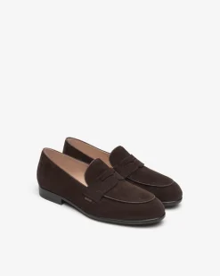 Mocassini Uomo in Camoscio Moro