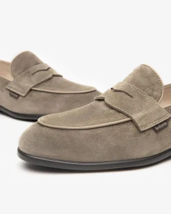 Mocassini Uomo in Camoscio Talpa