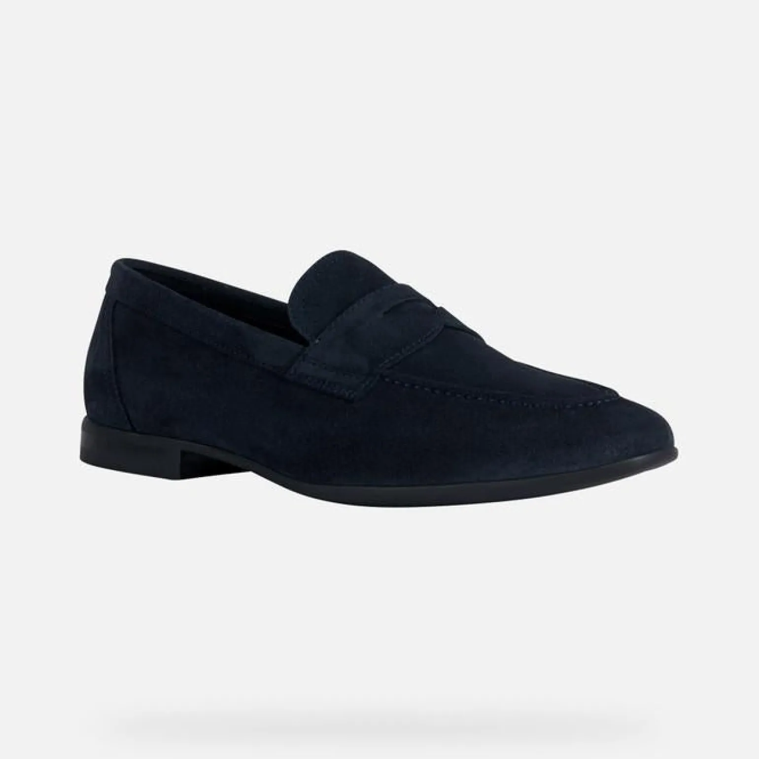 Mocassini Uomo in Camoscio Blu