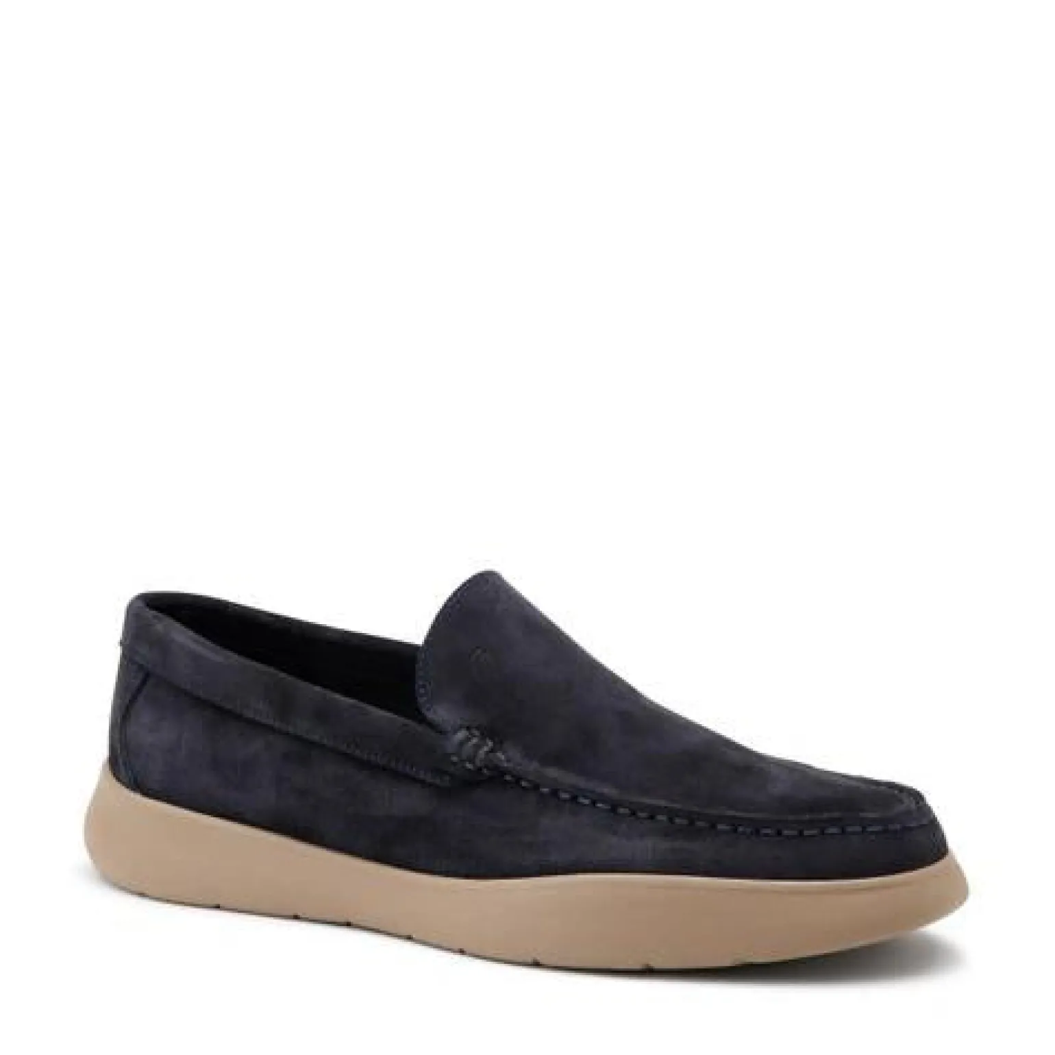 Mocassini Uomo in Pelle Camoscio Blu