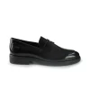 Mocassini Uomo in Pelle Spazzolata Nero