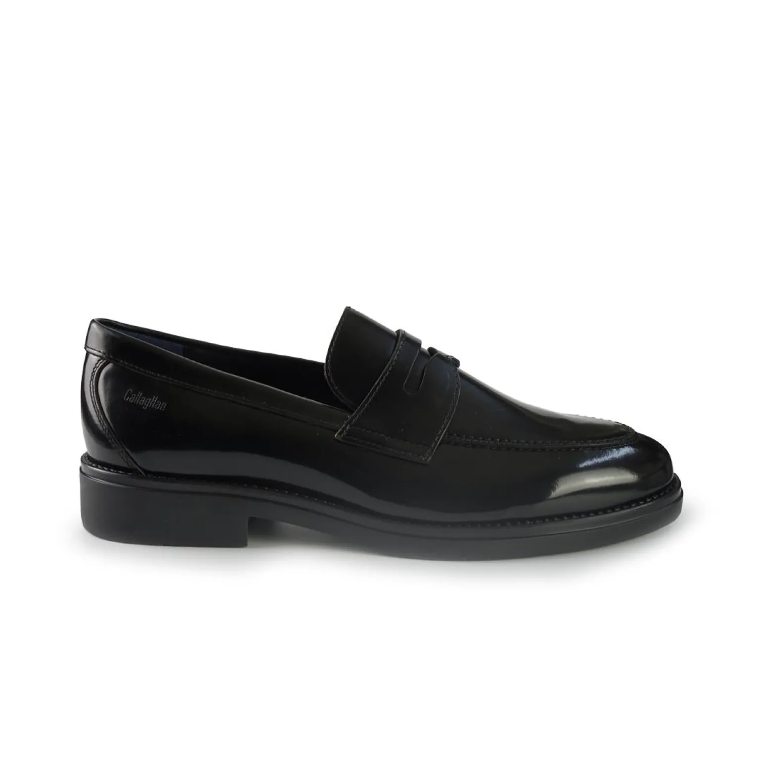 Mocassini Uomo in Pelle Spazzolata Nero