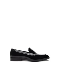 Mocassini Uomo in Vernice Nera