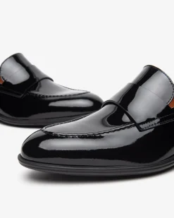 Mocassini Uomo in Vernice Nera