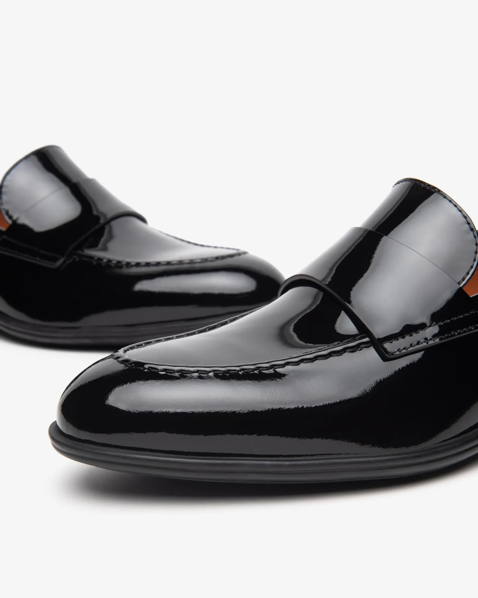 Mocassini Uomo in Vernice Nera