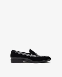 Mocassini Uomo in Vernice Nera