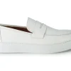 Mocassini Uomo Pelle Bianco