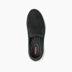 Mocassini Uomo Slipon in Pelle Blu