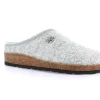 Pantofole Donna Feltro Lana Cenere