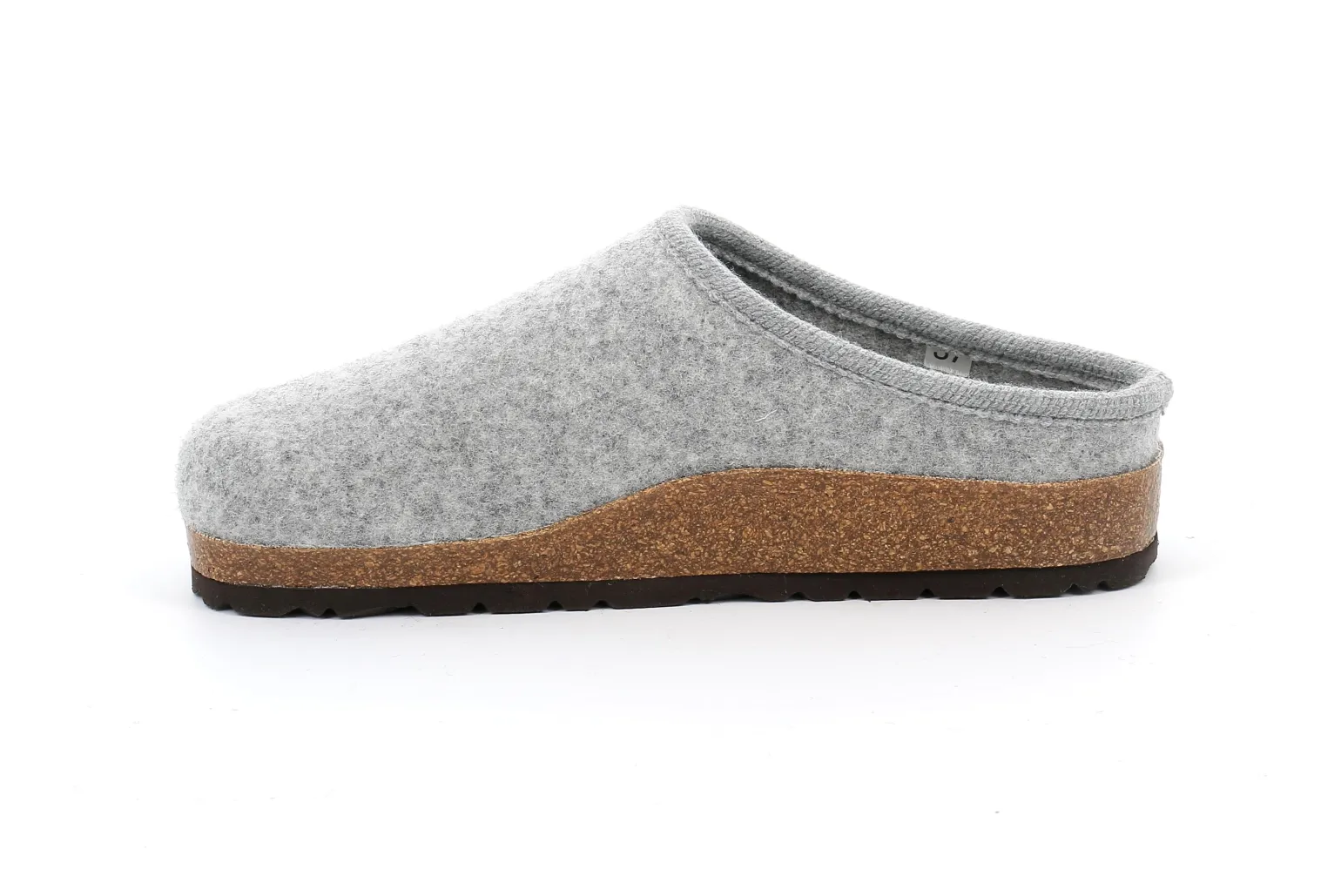 Pantofole Donna Feltro Lana Cenere