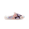 Pantofole Donna Maglia Beige Multi
