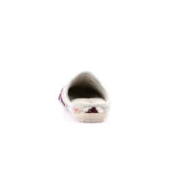Pantofole Donna Maglia Beige Multi