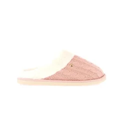 Pantofole Donna Maglia e Peluche Rosa