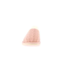Pantofole Donna Maglia e Peluche Rosa